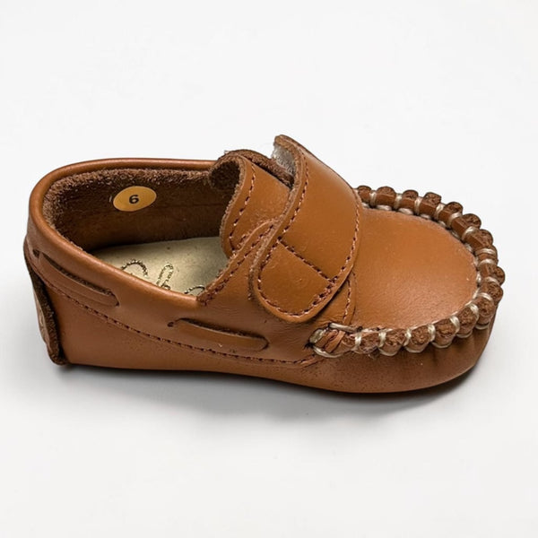 Mocasines Velcro Cuero