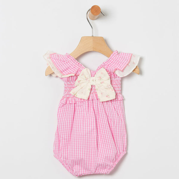 Pelele Vichy Nimes - Fucsia