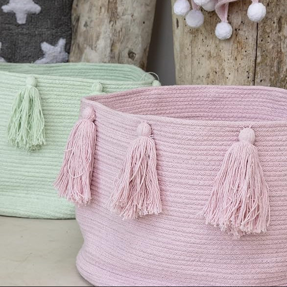 Cesta Borlas Rosa