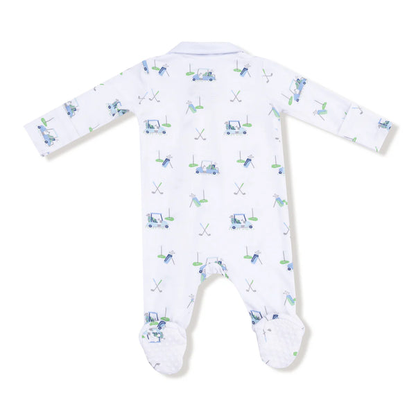 Pijama Footie Carritos de Golf - Azul