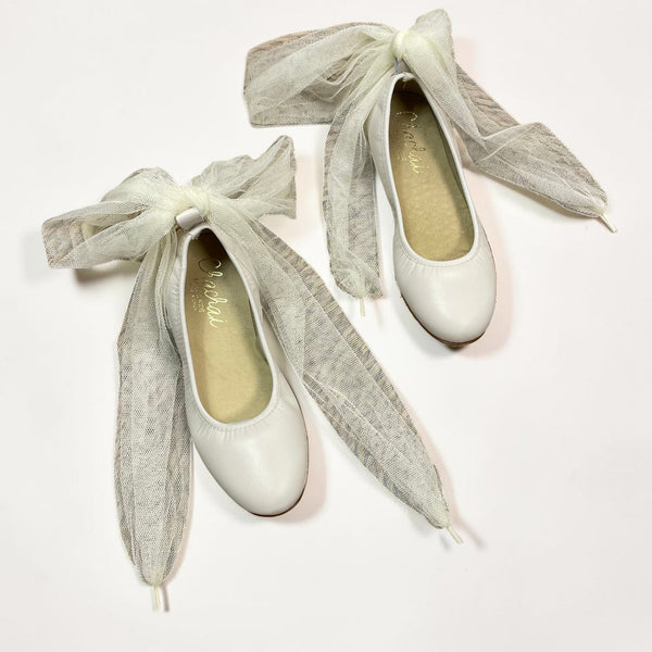 Bailarina con Tul o Cinta Beige