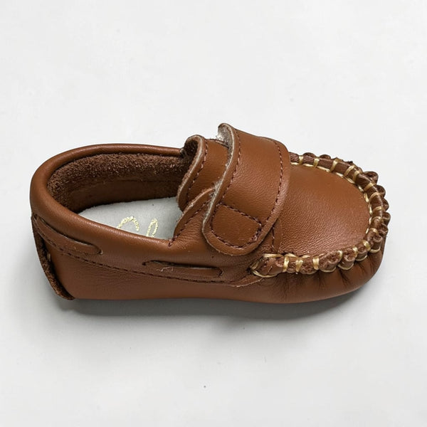 Mocasines Velcro Bebé - Cuero