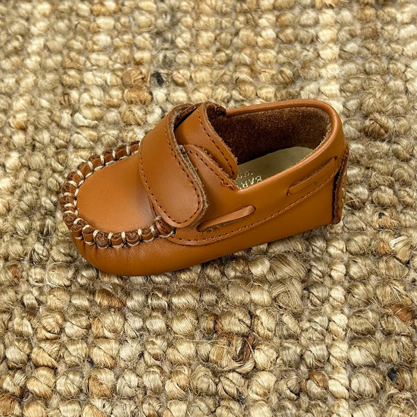 Mocasines Velcro Cuero