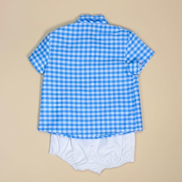 Conjunto Niño Cuba - Azul Regata