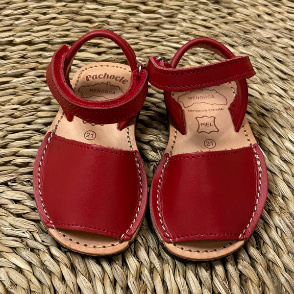 Menorquina Roja Con Velcro