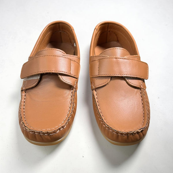 Mocasines Velcro Camel