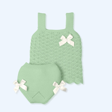Conjunto Punto Lacitos Gorgeous - Pera