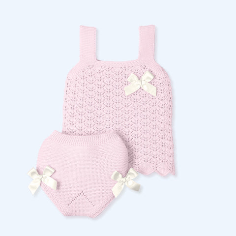 Conjunto Punto Lacitos Gorgeous - Rosa