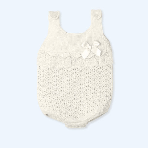 Pelele Punto con Tul Gorgeous - Crudo