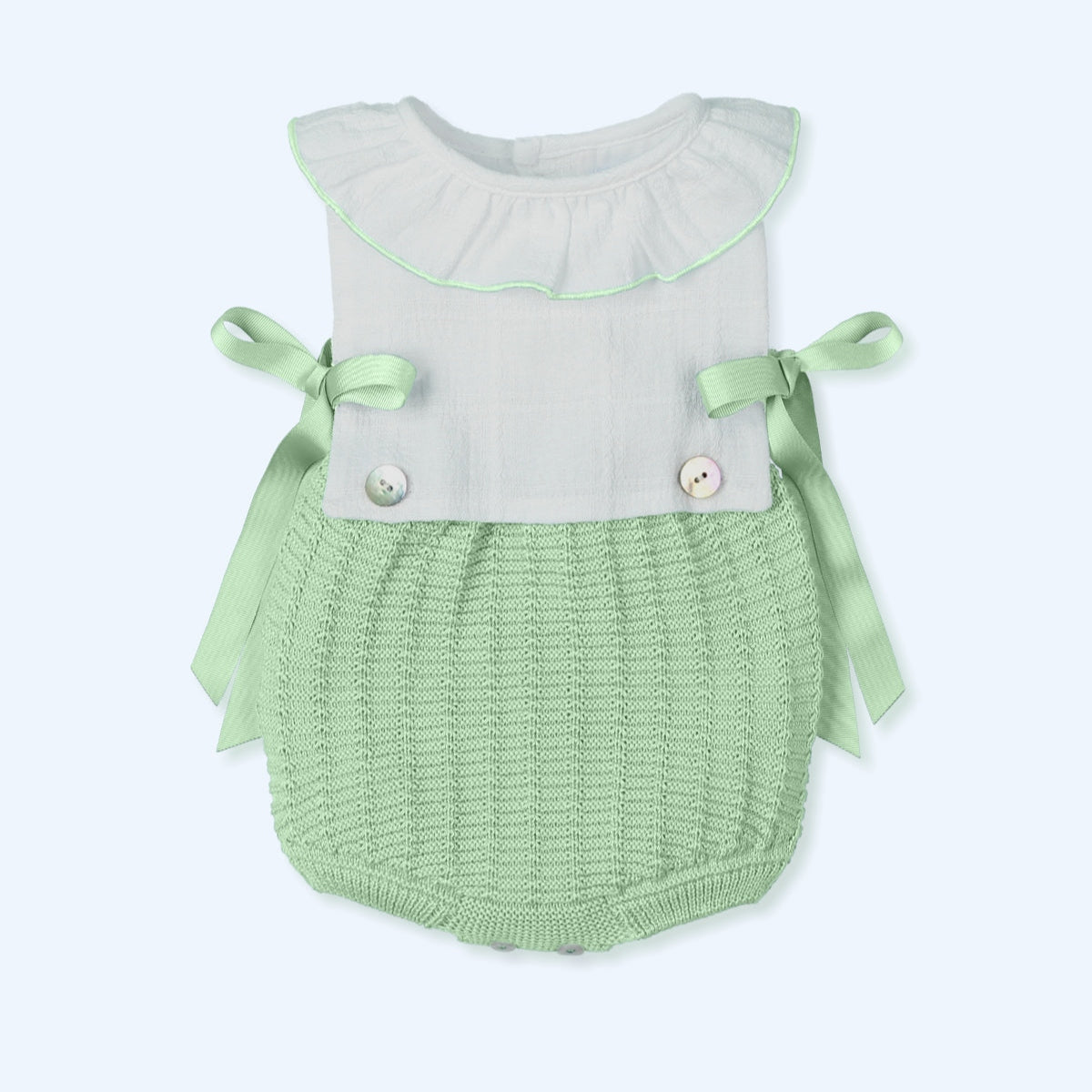 Pelele Tejido Relieve Vibrant - Pera