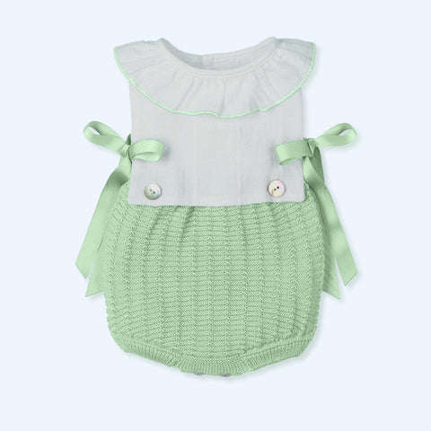 Pelele Tejido Relieve Vibrant - Pera