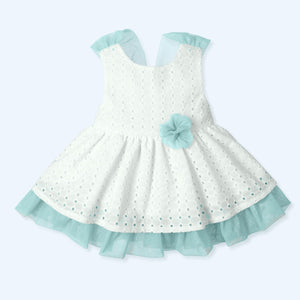 Vestido Voile Tul Flashy - Aquatic