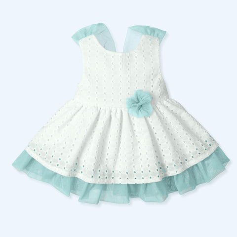Vestido Voile Tul Flashy - Aquatic