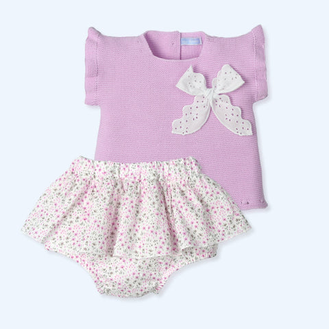 Conjunto Plumeti Estampado Resplent - Pastel