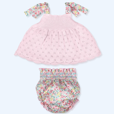 Jesusin y Culotte Liberty Pinturesque - Rosa