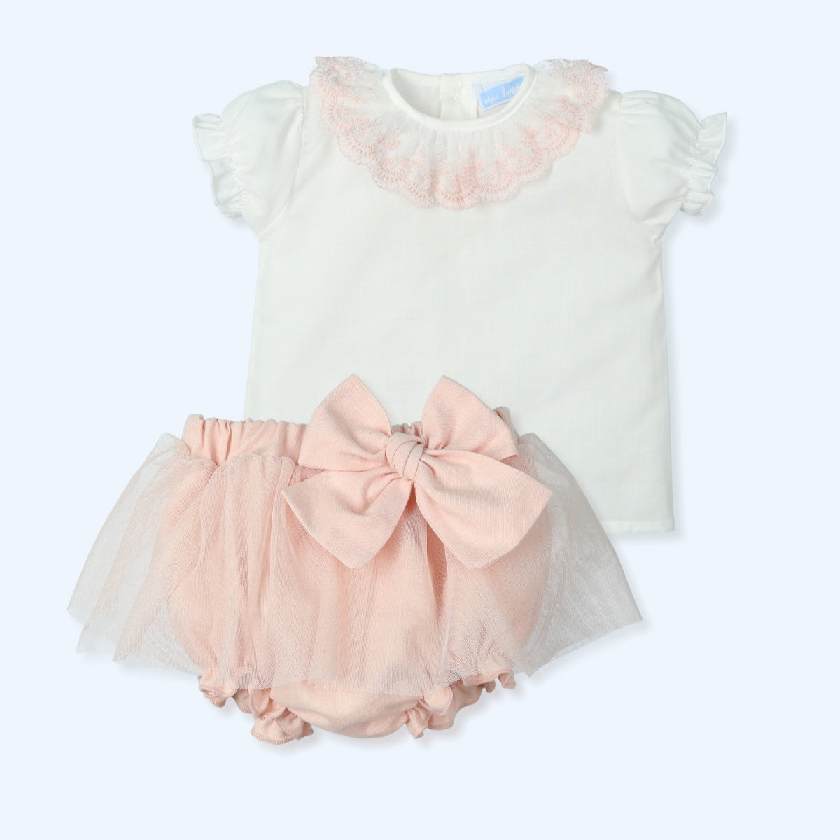 Conjunto Tul Bordado Gorgeous - Nude