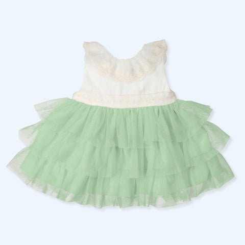 Vestido Volantes Tul Gorgeous - Pera
