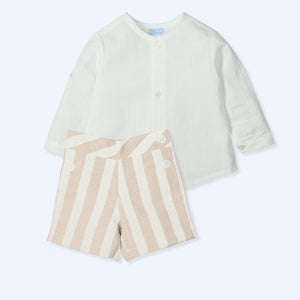 Conjunto Voile Rayas Rich - Safari