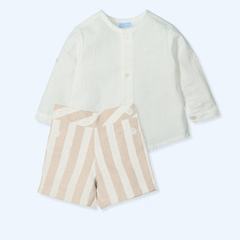Conjunto Voile Rayas Rich - Safari