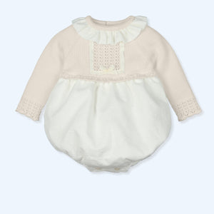 Pelele Bordado Sensitive - Natural