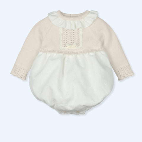 Pelele Bordado Sensitive - Natural