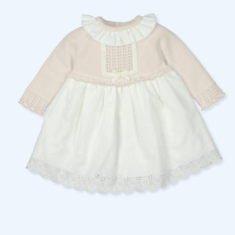 Vestido Bordado Sensitive - Natural