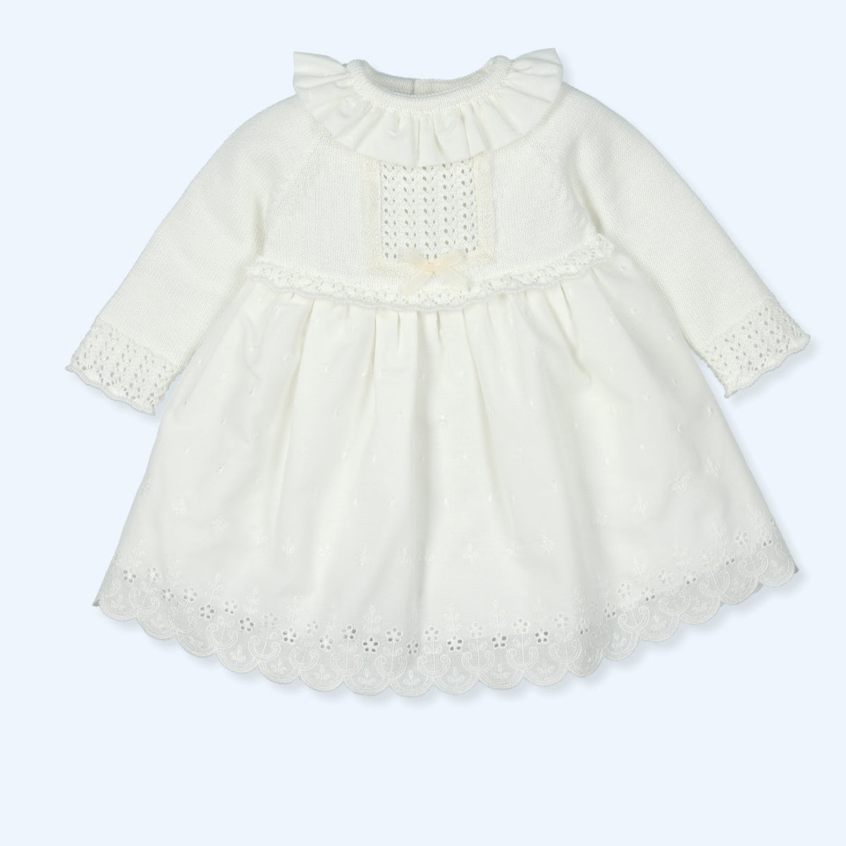Vestido Bordado Sensitive - Crudo