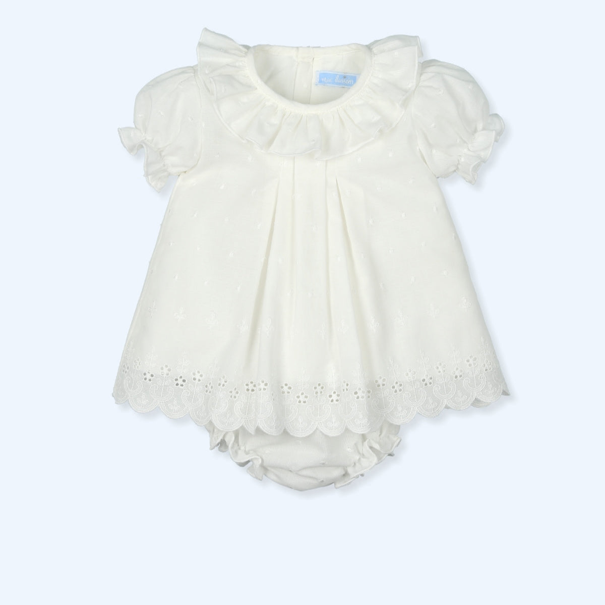 Jesusin y Culotte Bordado Sensitive - Crudo
