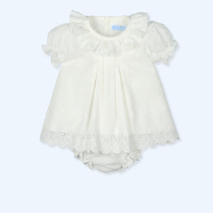 Jesusin y Culotte Bordado Sensitive - Crudo