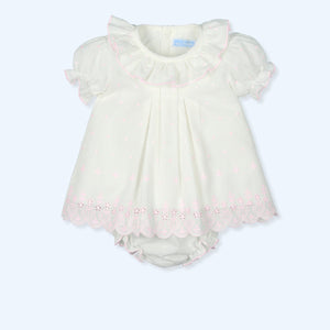 Jesusin y Culotte Bordado Sensitive - Rosa