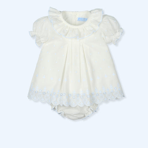 Jesusin y Culotte Bordado Sensitive - Celeste
