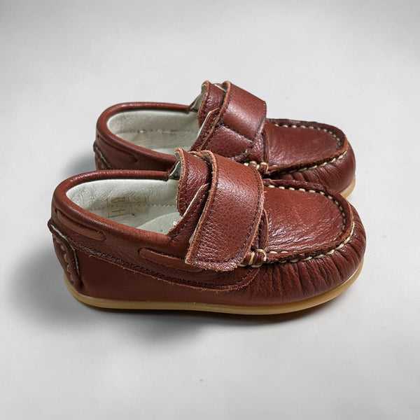 Mocasines Velcro - Marrón