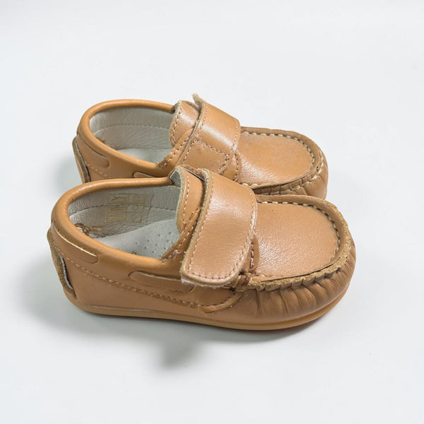 Mocasines Velcro - Camel