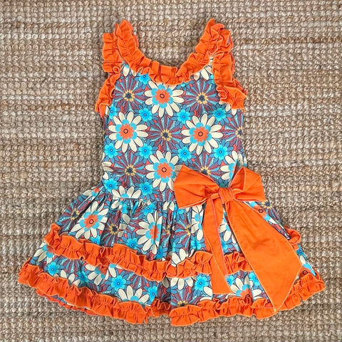 Vestido Talle Bajo Flores Hippie