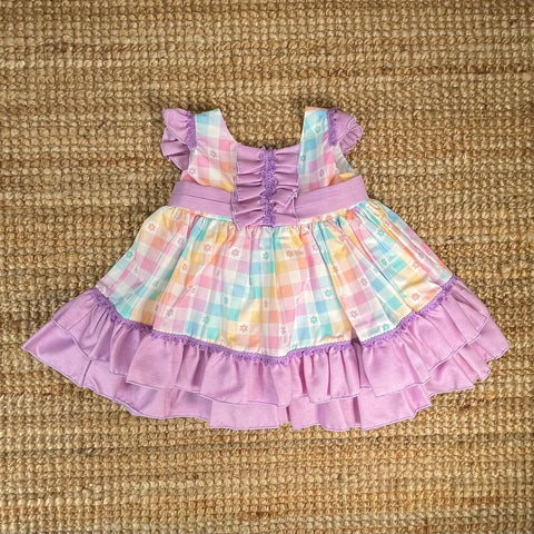 Vestido Talle Alto Cuadritos Vichy