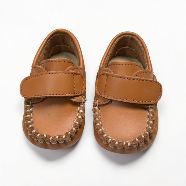 Mocasines Velcro Cuero