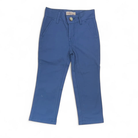 Pantalón Sarga Larga - Marino