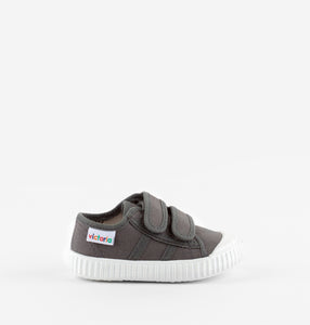 Zapatillas Doble Velcro Antracita