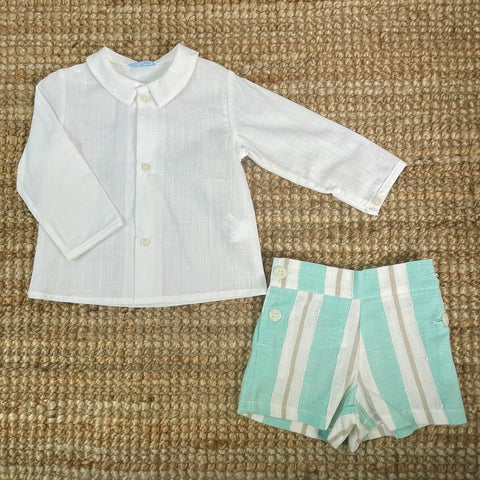 Conjunto Lino Saona Turquesa
