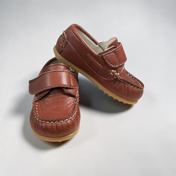Mocasines Velcro - Marrón