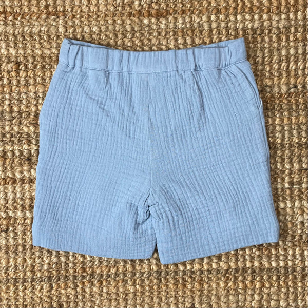 Traje Pantalon Bermuda La Caleta Celeste