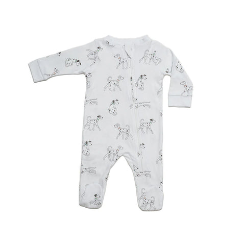 Pijama Footie Dalmatas con Zipper