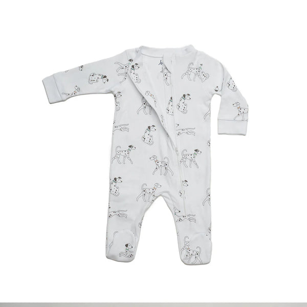 Pijama Footie Dalmatas con Zipper