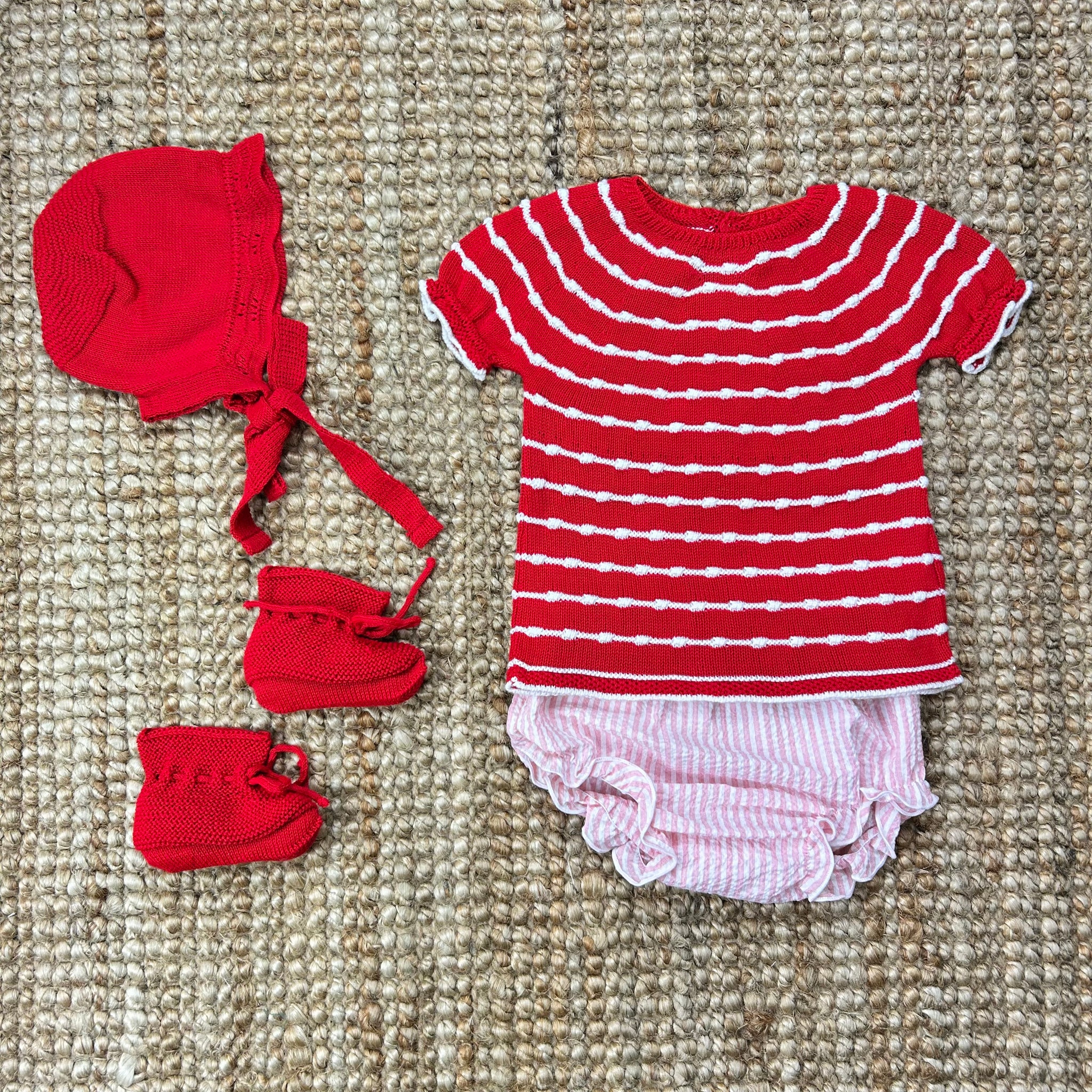 Conjunto Culotte Macarella - Rojo