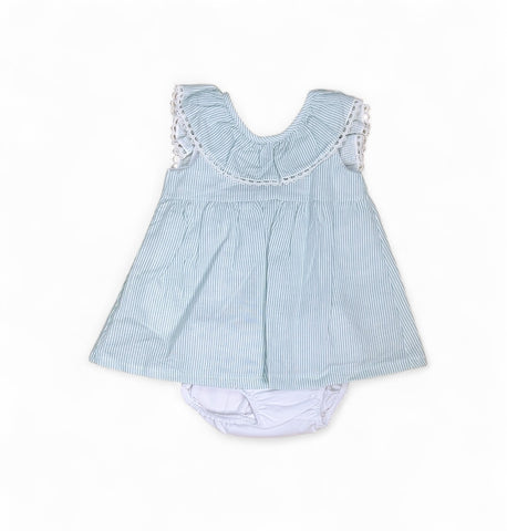 Vestido Bebé Rayas Niza - Verde