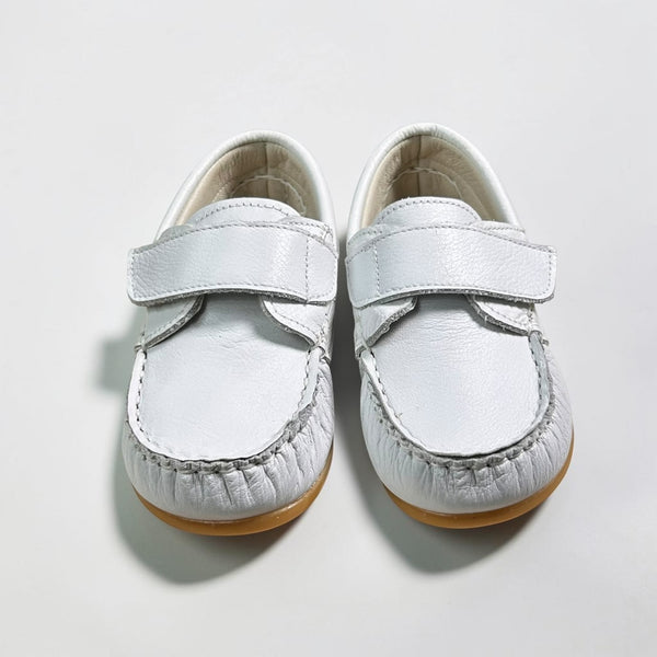 Mocasines Velcro Blanco