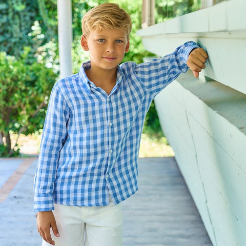 Camisa Vichy Azul