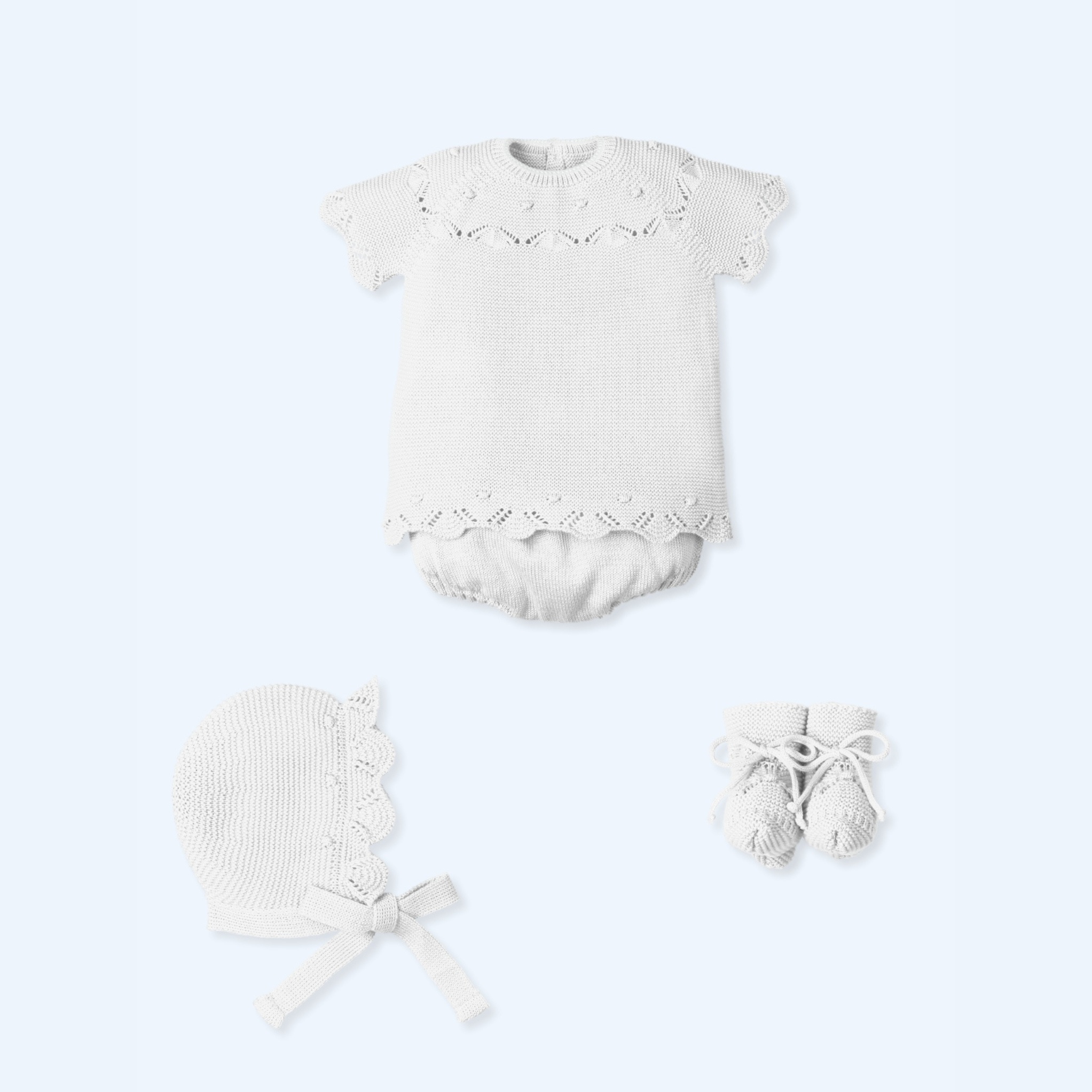 Conjunto 4 Piezas Flashy - Blanco