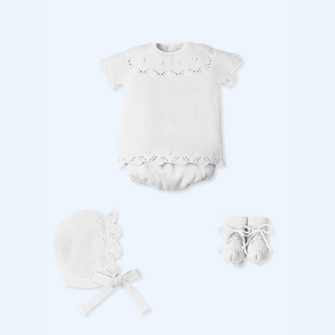Conjunto 4 Piezas Flashy - Blanco