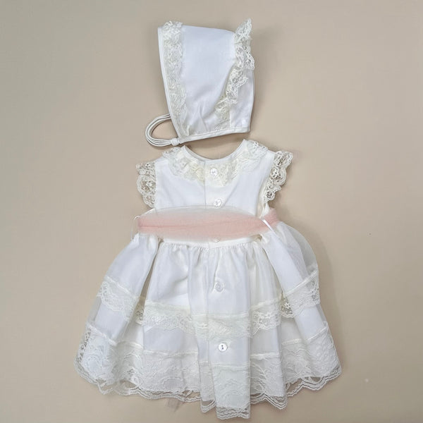 Vestido con Gorro Rosa